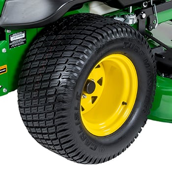 24-in. (61-cm) diameter rear tire (Z740R)