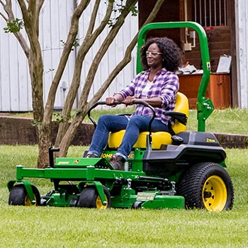 ZTrak Z720E Mower shown