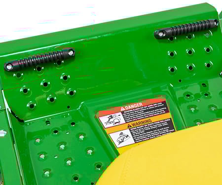 Foot platform with optional foot pegs installed on Z515E