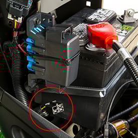 Illustration of fast connector location