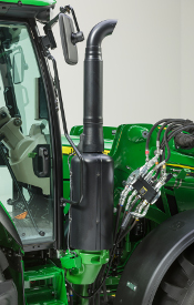 SCR location on the 5R Tractor