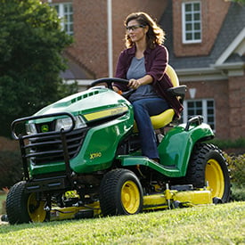 X590 Tractor with 54-in. (137-cm) Accel Deep© Mower Deck
