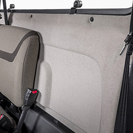 Rear panel cover