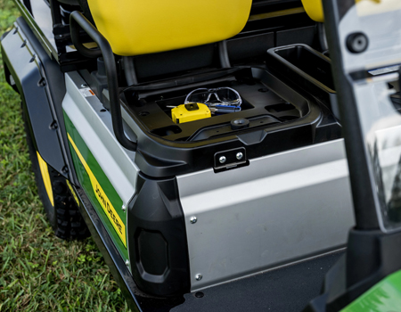 Under-seat storage tray