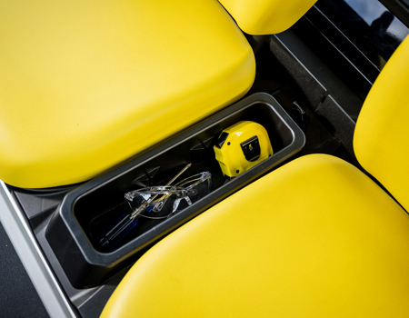 Between-seat storage