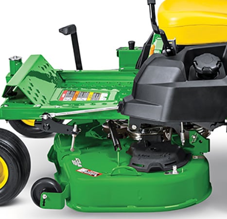 Accel Deep Mower Deck, trim side