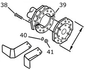 Rotor flange reinforcement kit