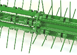 Toothbars on 1.5-m (5-ft) baler