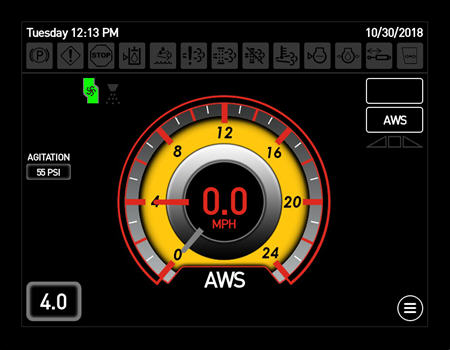 Solution pump indicator