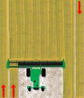 Third pass with left discharge