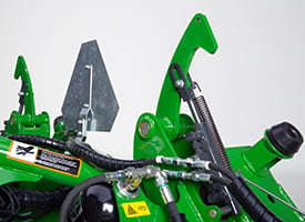 Transport lock for rear mowers (shown on R990R)