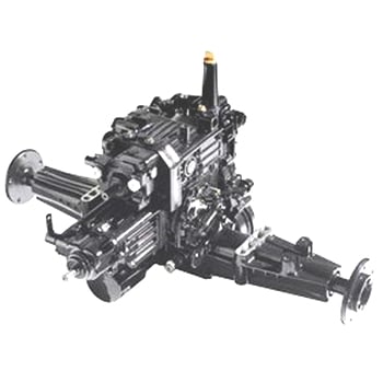 Two-wheel steer hydrostatic transaxle