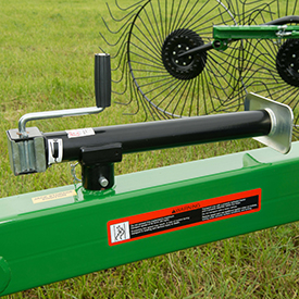 Windrow jack for quick and easy adjustments