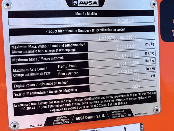 Pre-Owned JLG D350AHG  D7 in Okeechobee, FL Photo 5