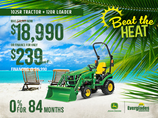 Image of John Deere 1025R with 120R Loader