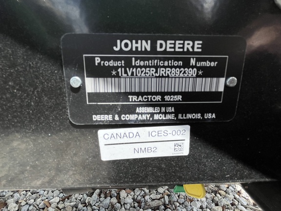 Pre-Owned John Deere 1025R in Fort Pierce, FL Photo 5