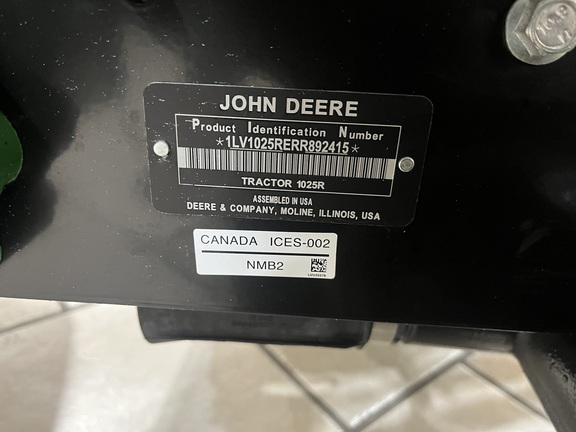 Pre-Owned John Deere 1025R in Palmetto, FL Photo 5