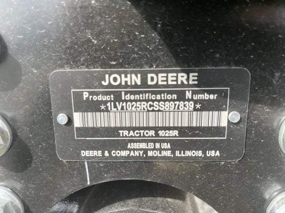 Pre-Owned John Deere 1025R in Immokalee, FL Photo 5