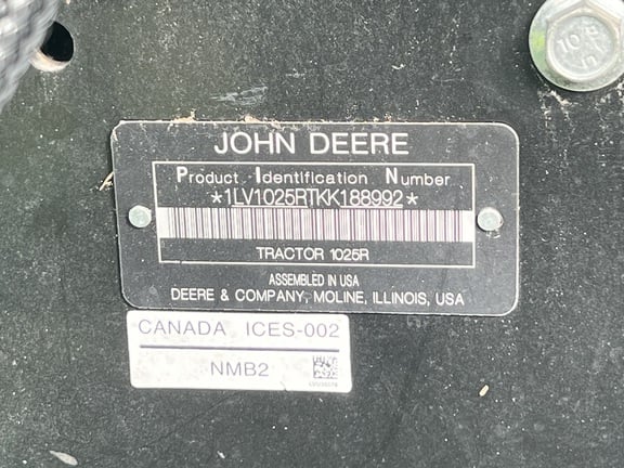 Pre-Owned John Deere 1025R in Naples, FL Photo 5