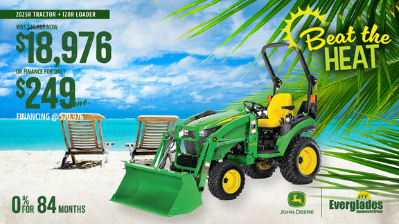 Image of John Deere 2025R with 120R Loader