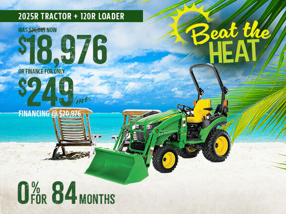 Image of John Deere 2025R with 120R Loader