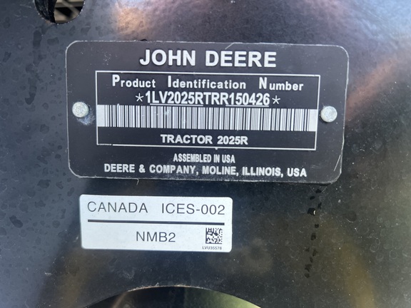 Pre-Owned John Deere 2025R in Naples, FL Photo 5