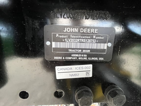 Pre-Owned John Deere 2032R in Fort Pierce, FL Photo 5