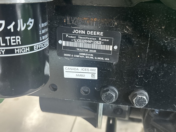Pre-Owned John Deere 2032R in WINTER PARK, FL Photo 5
