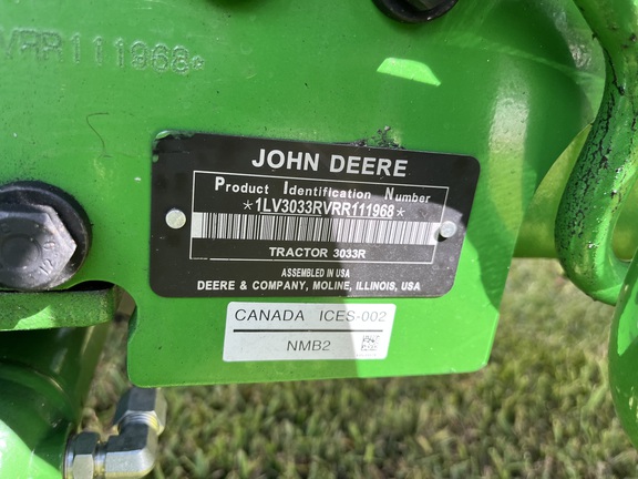 Pre-Owned John Deere 3033R in Loxahatchee, FL Photo 6