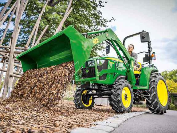 Pre-Owned John Deere 3038E Compact Utility Tractor with 300E Loader Loader in Homestead, FL Photo 3