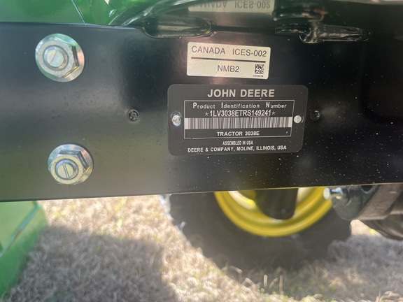 Pre-Owned John Deere 3038E in Brooksville, FL Photo 5