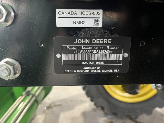 Pre-Owned John Deere 3038E in Palmetto, FL Photo 5