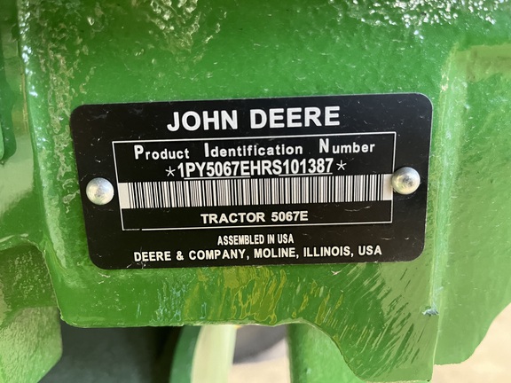 Pre-Owned John Deere 5067E in Palmetto, FL Photo 5