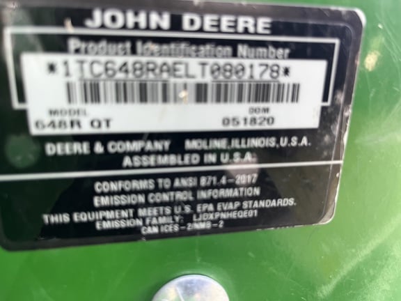 Pre-Owned John Deere 648R in Orlando, FL Photo 5