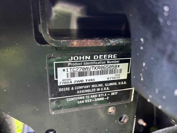 Pre-Owned John Deere 7700A in Boynton Beach, FL Photo 9