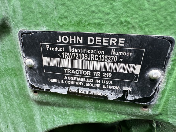 Pre-Owned John Deere 7R 210 in Belle Glade, FL Photo 6