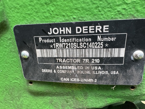 Pre-Owned John Deere 7R 210 in Belle Glade, FL Photo 7