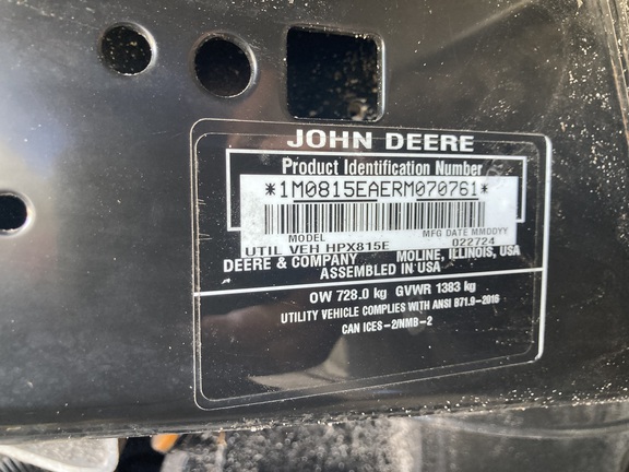 Pre-Owned John Deere 815E in Palmetto, FL Photo 5