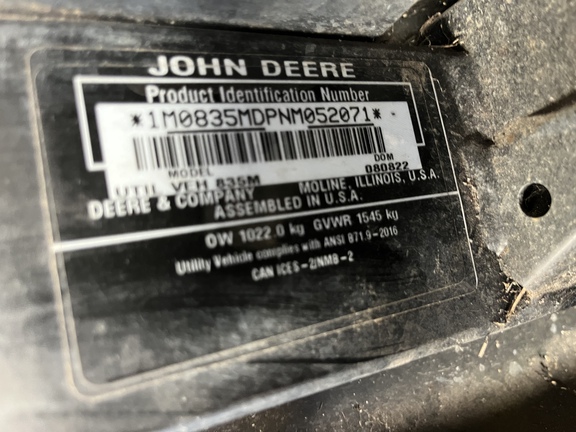 Pre-Owned John Deere 835M HVAC in Immokalee, FL Photo 7