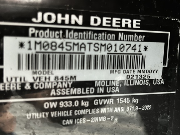 Pre-Owned John Deere 845M in Fort Pierce, FL Photo 5