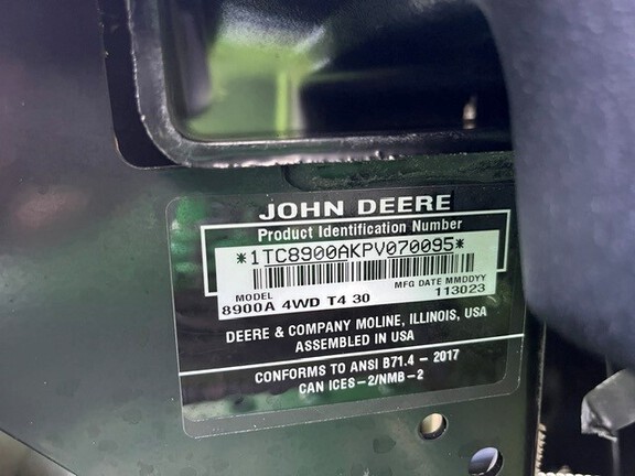 Pre-Owned John Deere 8900A in Boynton Beach, FL Photo 8