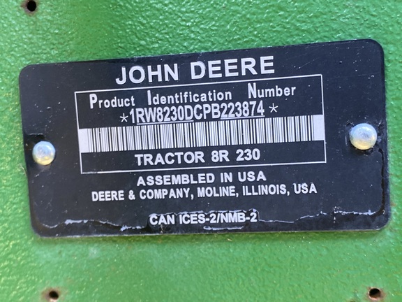 Pre-Owned John Deere 8R 230 in Plant City, FL Photo 6