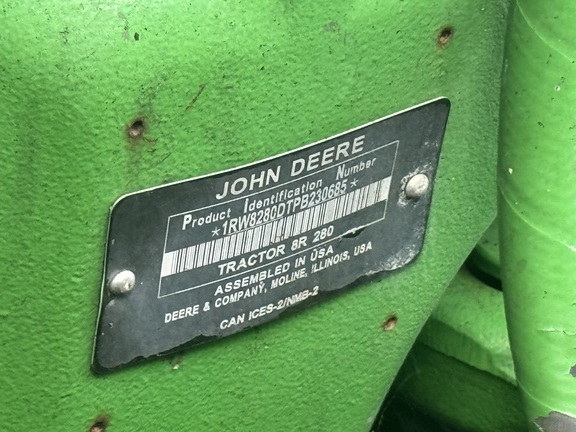 Pre-Owned John Deere 8R 280 in Belle Glade, FL Photo 6