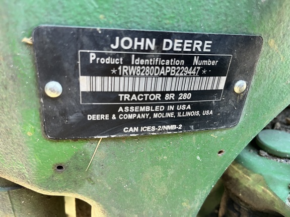 Pre-Owned John Deere 8R 280 in Immokalee, FL Photo 6