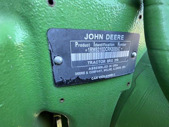 Pre-Owned John Deere 8RX 310 in Belle Glade, FL Photo 5