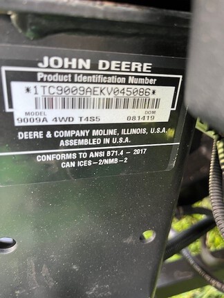 Pre-Owned John Deere 9009A in Boynton Beach, FL Photo 8