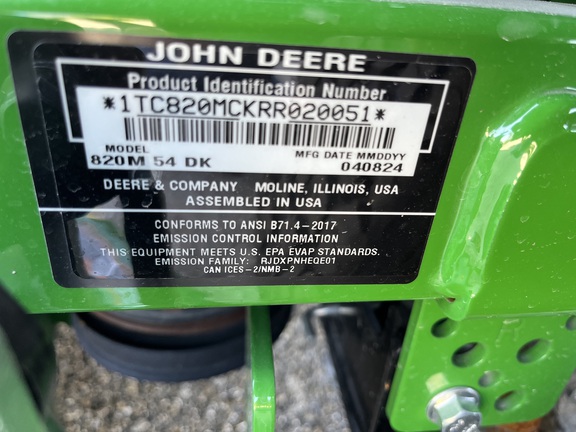 Pre-Owned John Deere Q820M 54 in North Port, FL Photo 5
