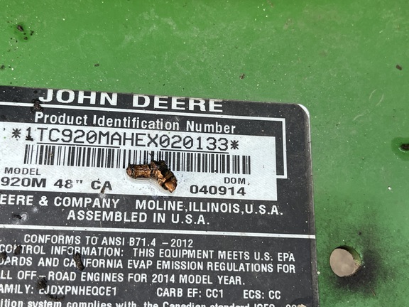 Pre-Owned John Deere Z920M 48 in Palmetto, FL Photo 5