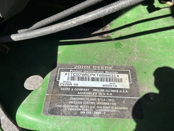 Pre-Owned John Deere Z970R 60 in Palmetto, FL Photo 5