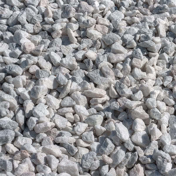 White Marble Chips Landscaping Rocks, Marble Landscape Rock